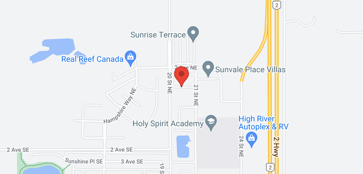 map of 402 Sunvale Crescent